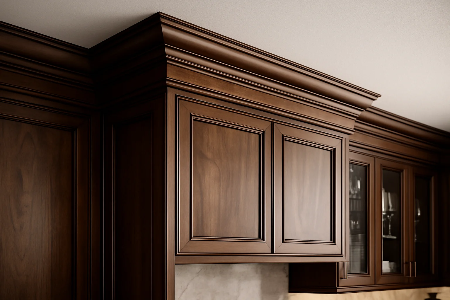 Crown moulding and trim