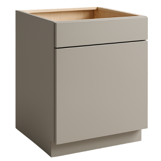 Example of a frameless cabinet