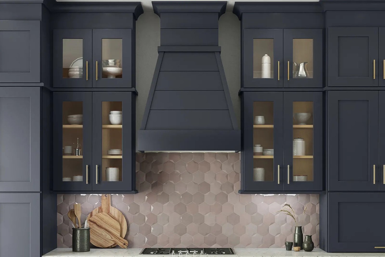 Range hood surround example