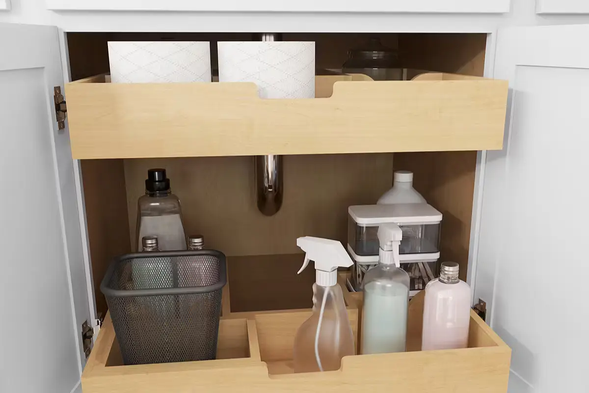 Roll-out shelf accessory