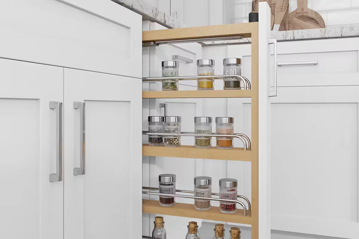 Spice rack accessory
