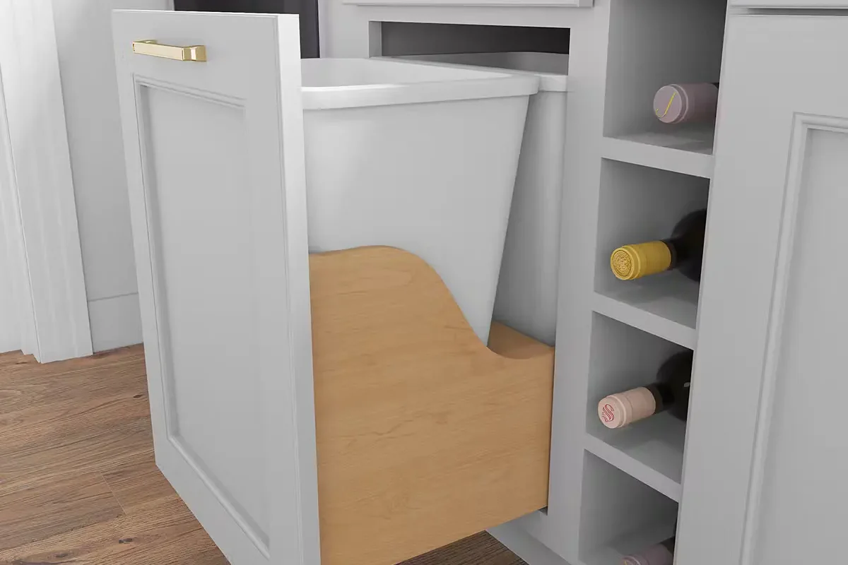 Trash pull-out accessory